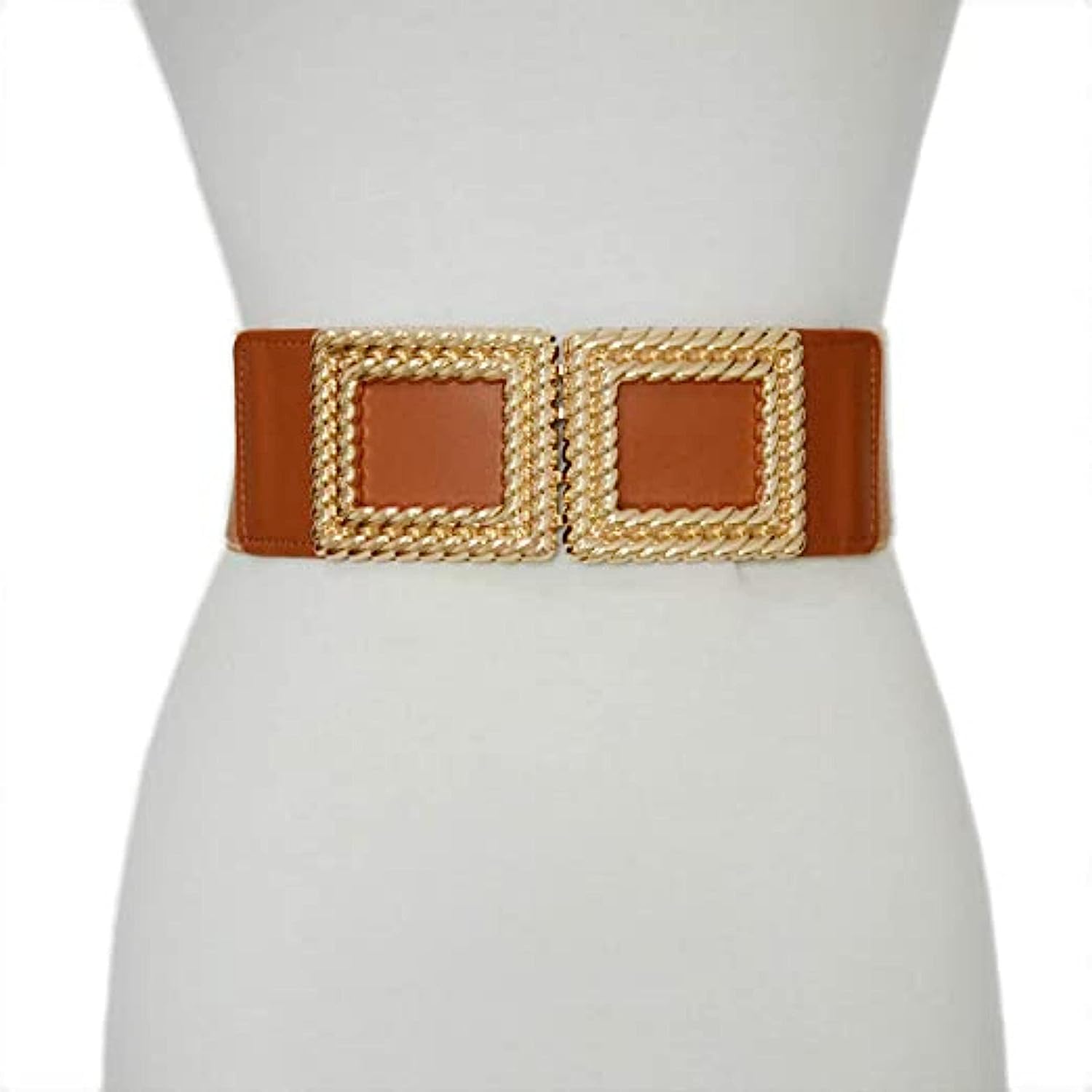 Redhorns Elastic Ladies Wide Belt#color_tan