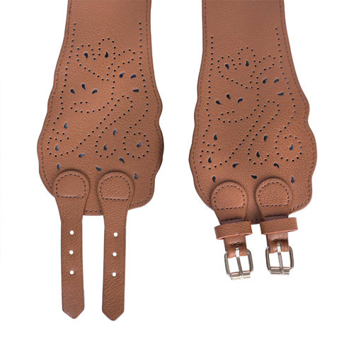 Redhorns Elastic Ladies Wide Belt#color_brown