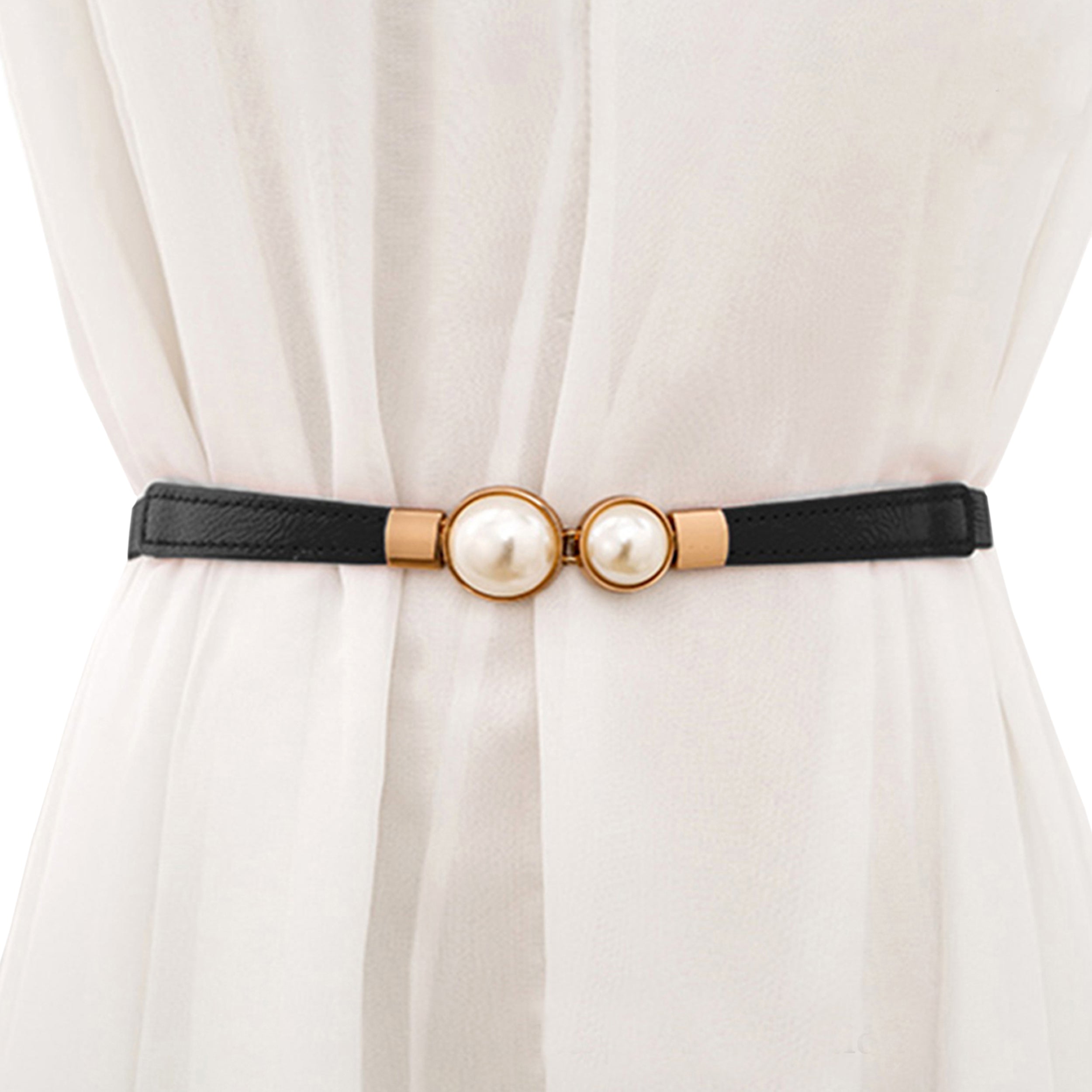 Black color womens belt#color_black