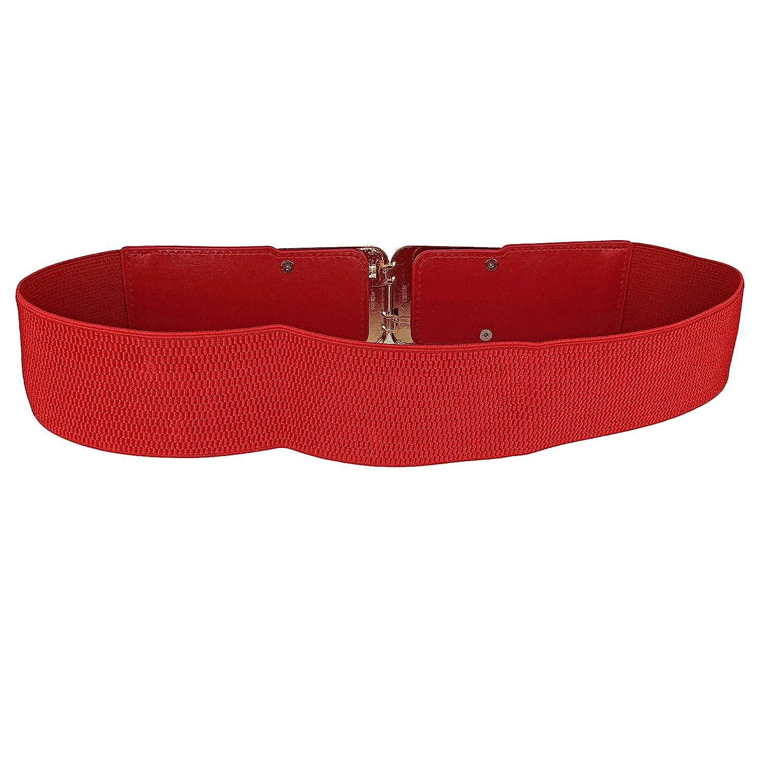 Redhorns Elastic Ladies Wide Belt#color_red