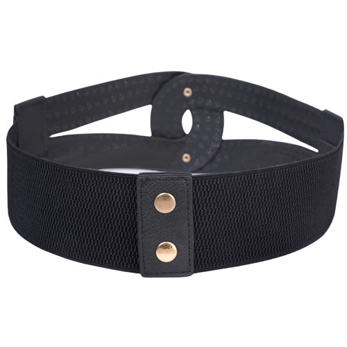 Redhorns Elastic Ladies Wide Belt#color_black