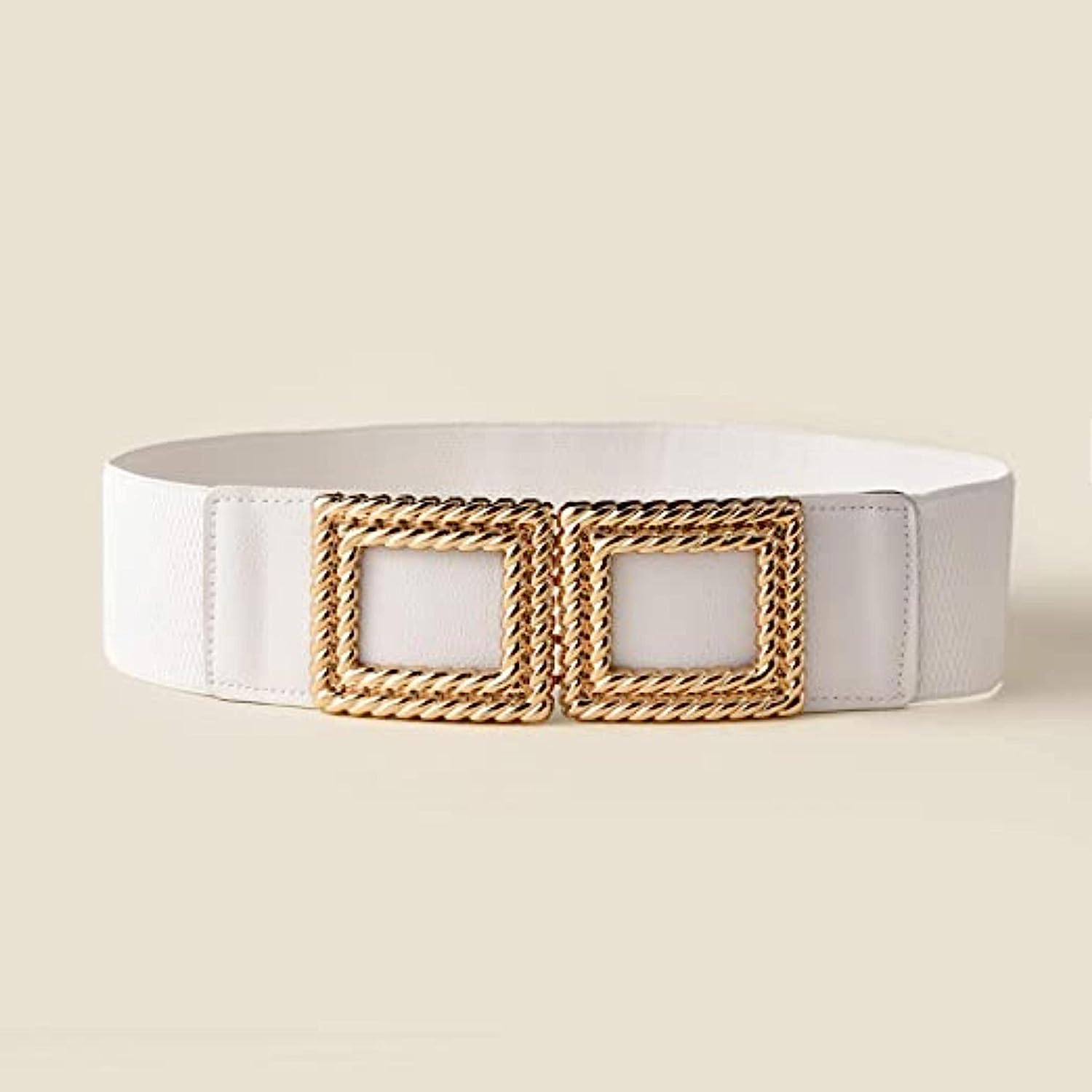 Redhorns Elastic Ladies Wide Belt#color_white