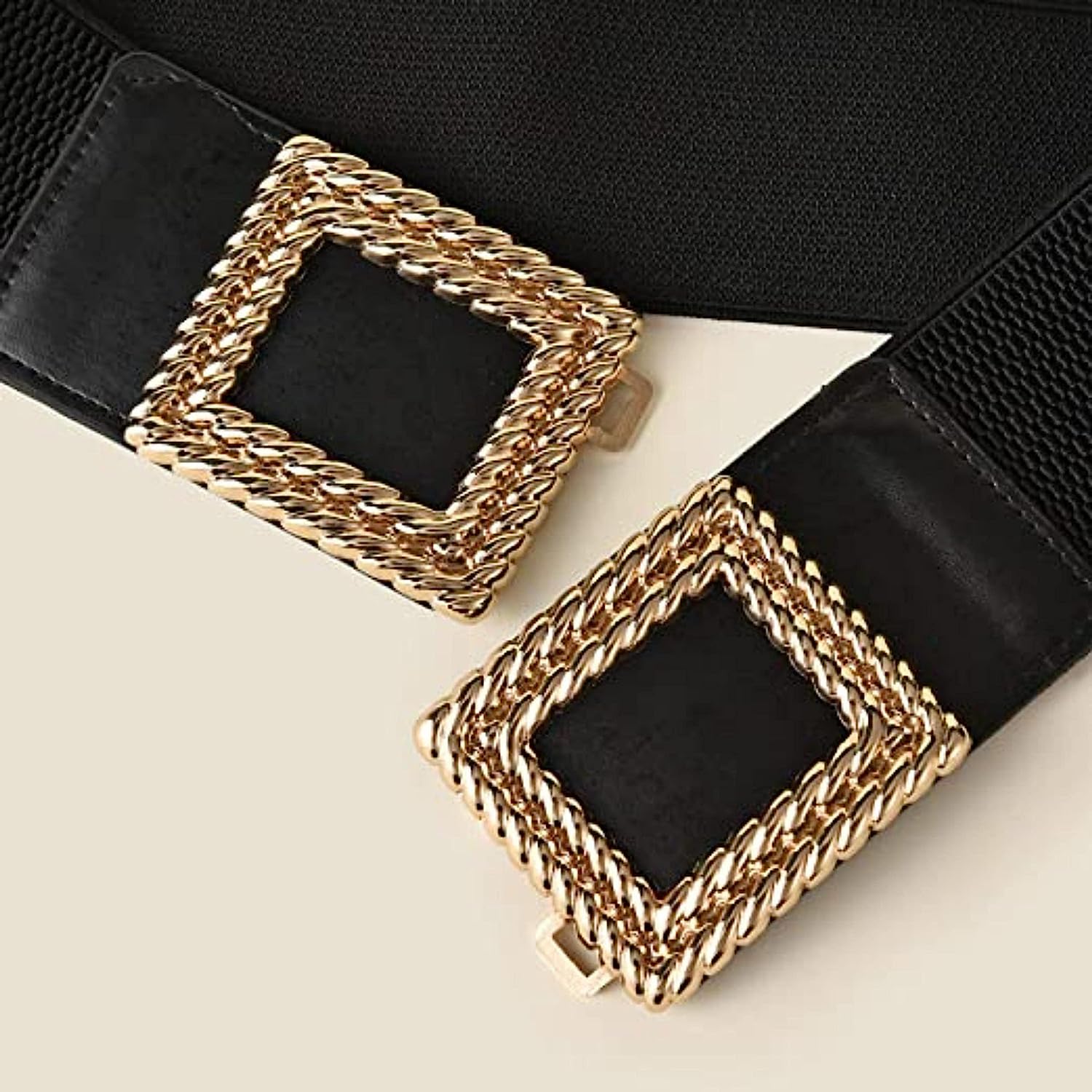 Redhorns Elastic Ladies Wide Belt#color_black