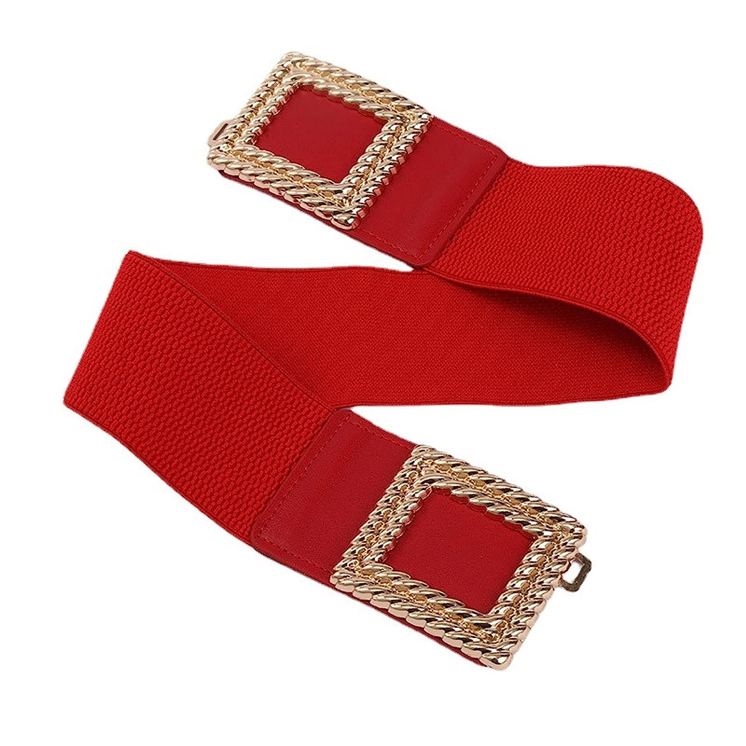 Redhorns Elastic Ladies Wide Belt#color_red