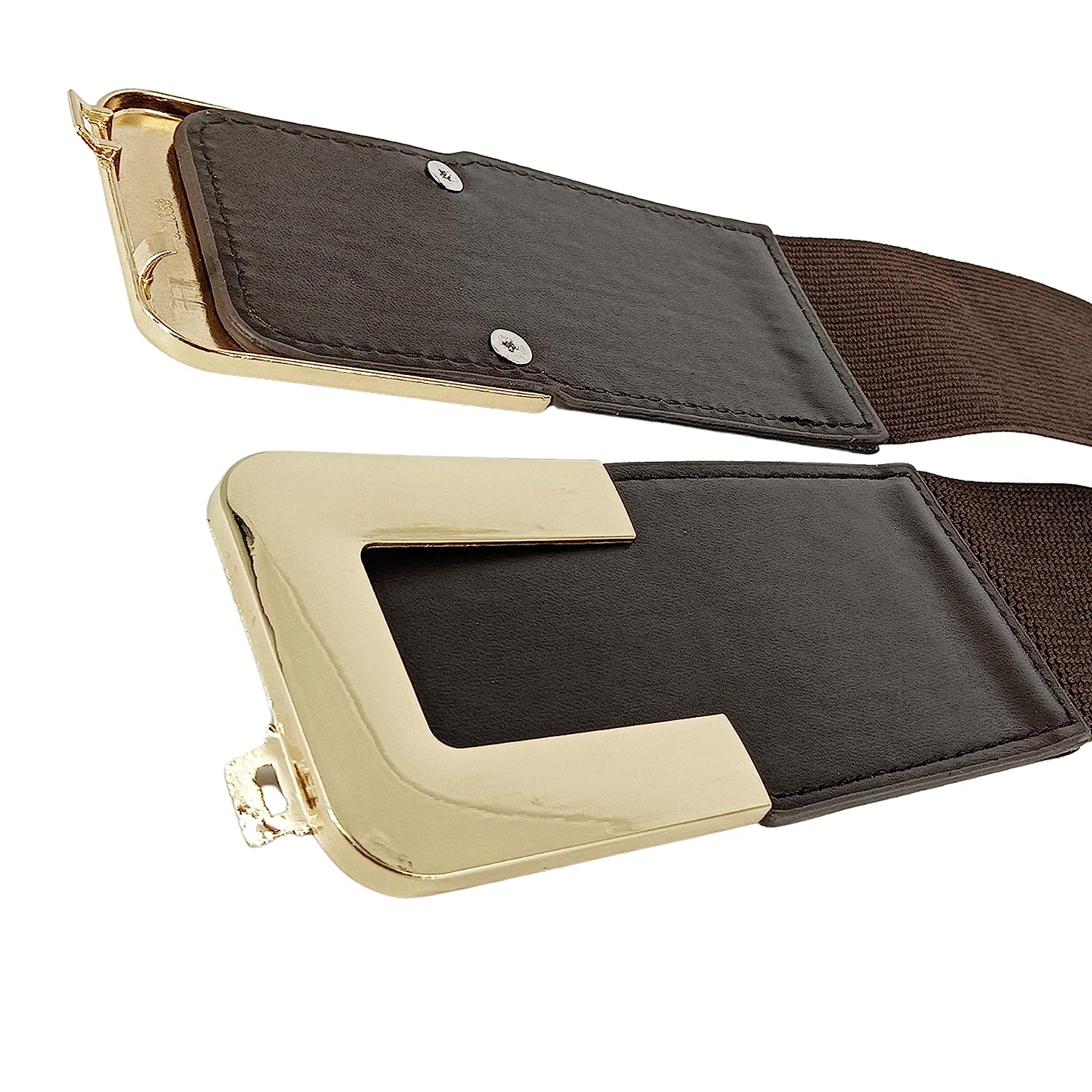 Redhorns Elastic Ladies Wide Belt#color_brown