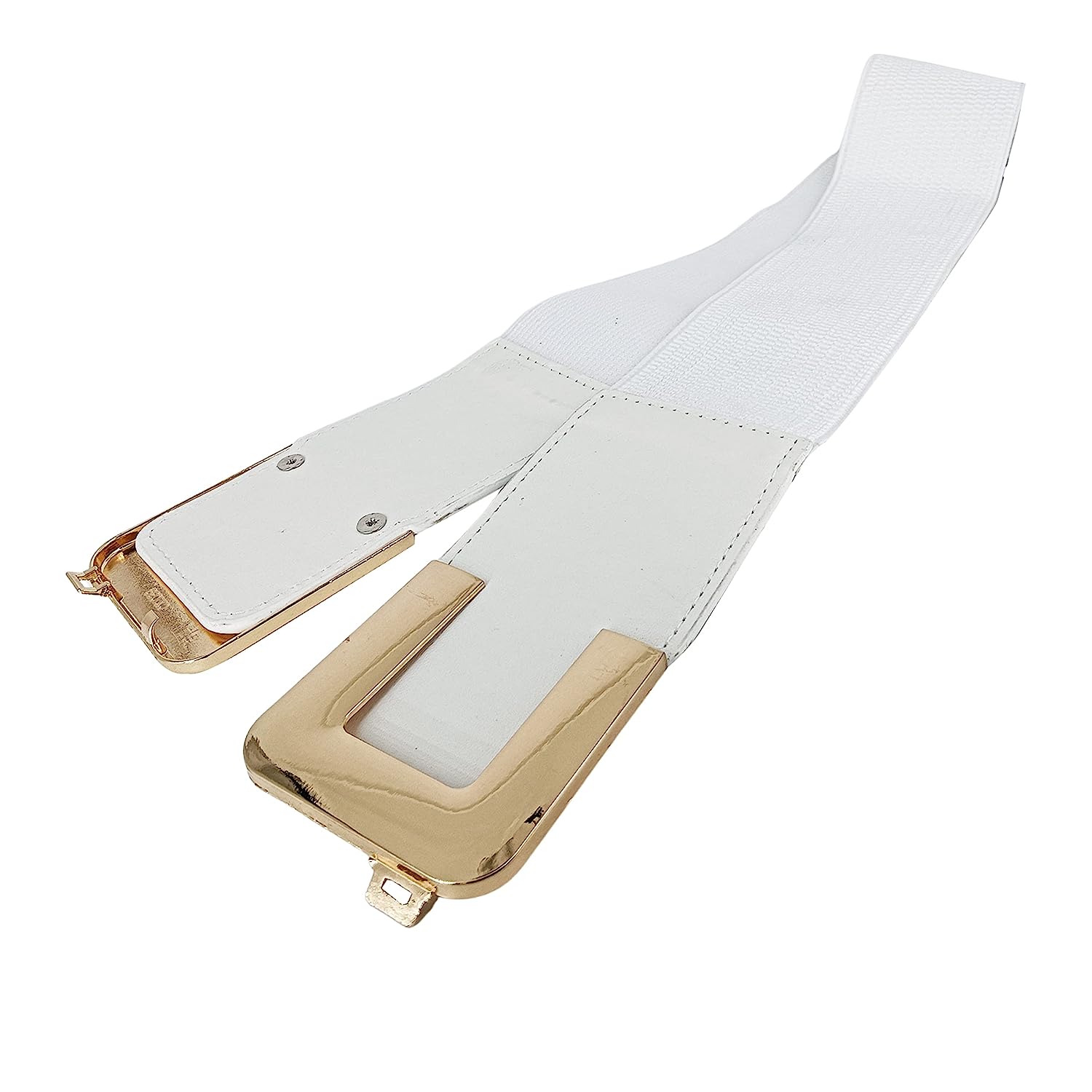 Redhorns Elastic Ladies Wide Belt#color_white