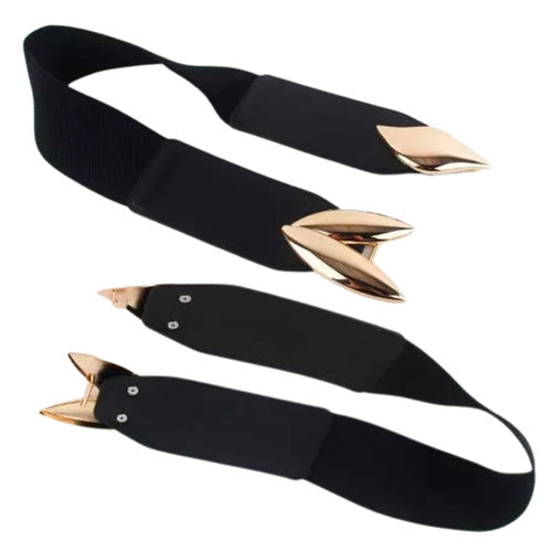 Redhorns Elastic Ladies Wide Belt#color_black