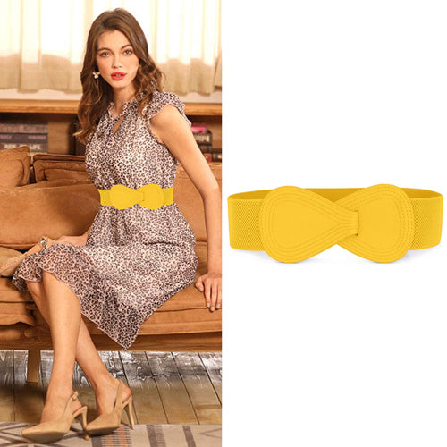 Redhorns Elastic Ladies Belt#color_yellow