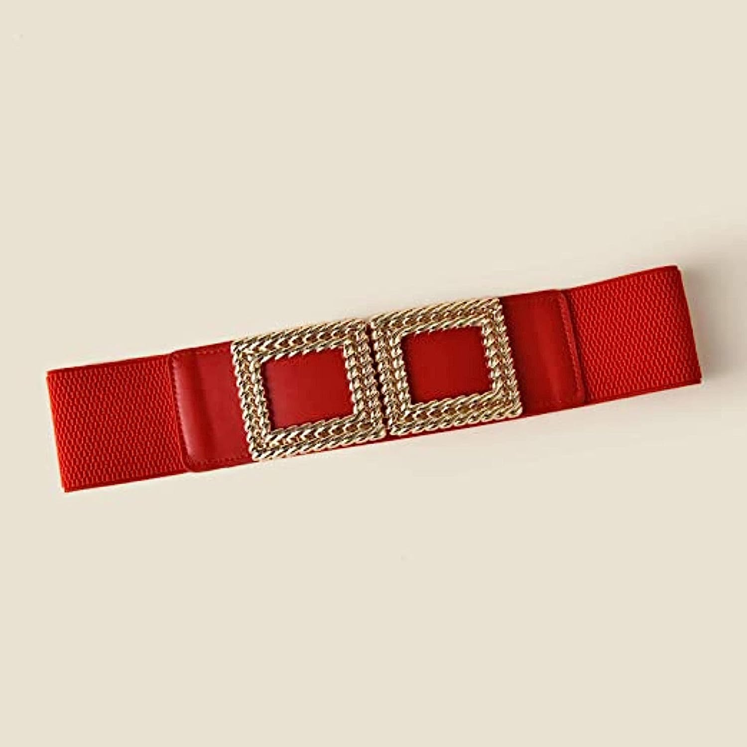 Redhorns Elastic Ladies Wide Belt#color_red