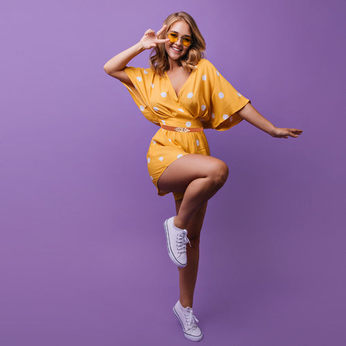 Leaf Design Ladies Elastic Belt#color_brown