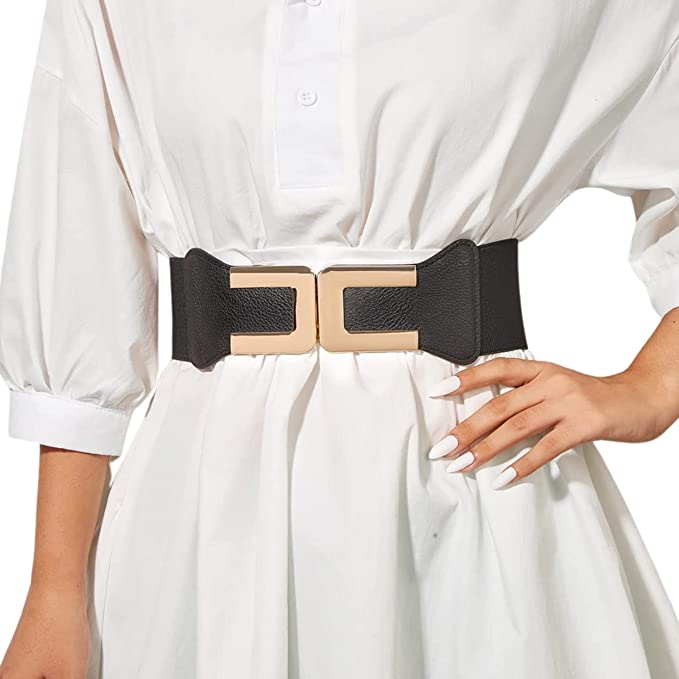 Redhorns Elastic Ladies Wide Belt#color_black