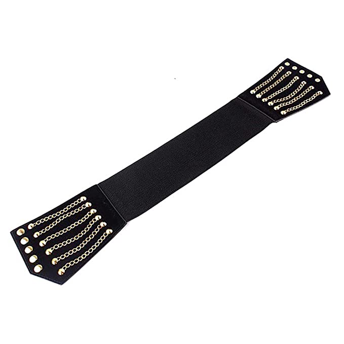 Redhorns Elastic Ladies Wide Belt#color_black