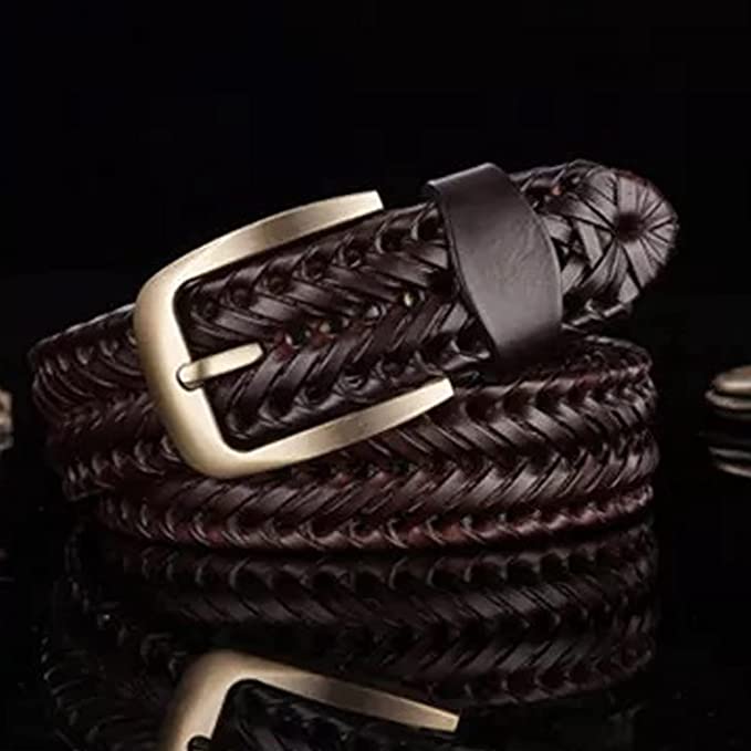 Redhorns mens leather waist belt#color_brown