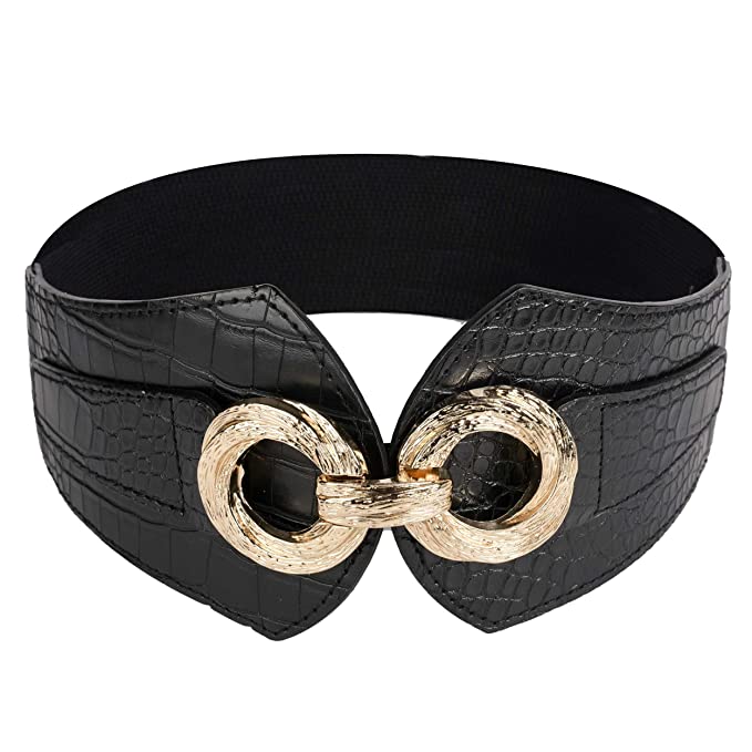 Redhorns Elastic Ladies Wide Belt#color_black