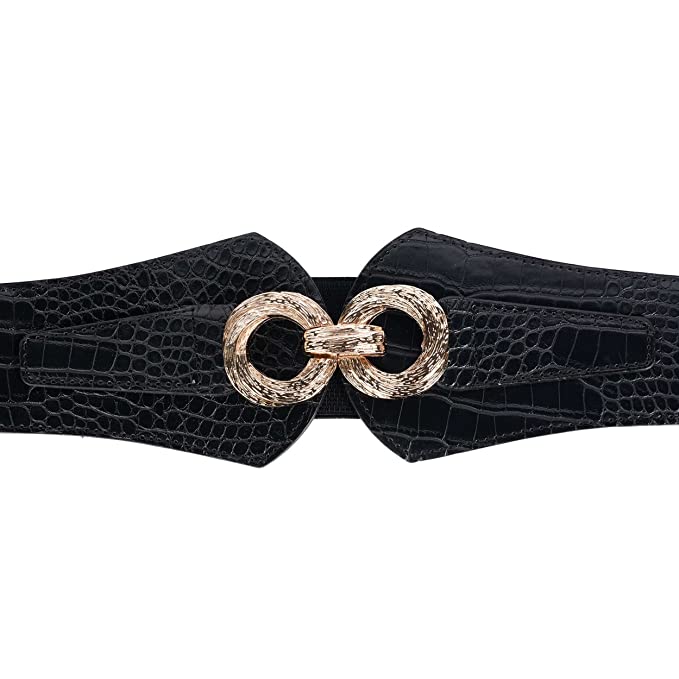 Redhorns Elastic Ladies Wide Belt#color_black