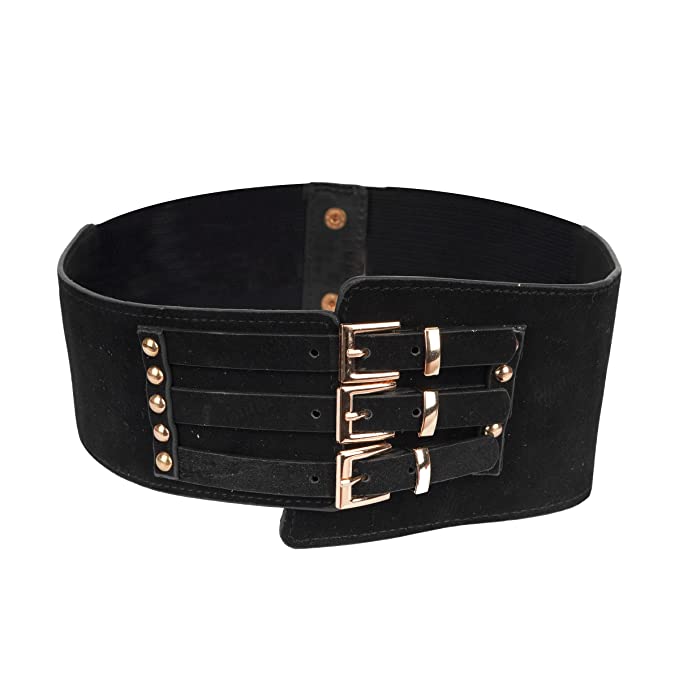 Redhorns Elastic Ladies Wide Belt#color_black