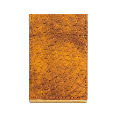 Redhorns Men's Stainless Steel Tan Color Card Holder With Magnetic Flap (CD005)