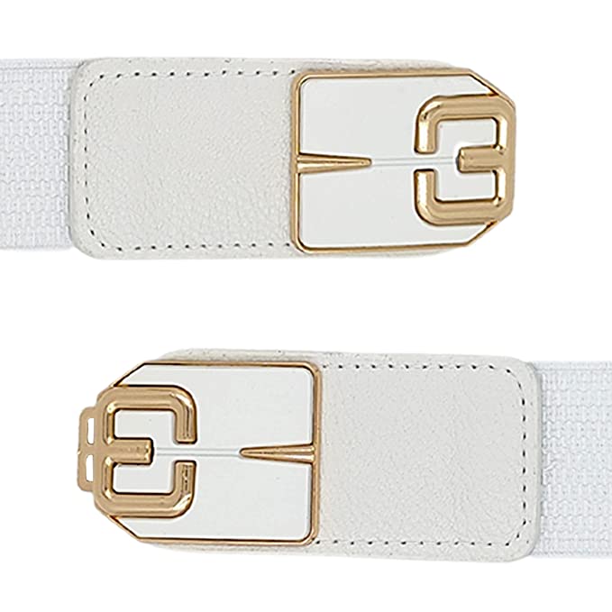 Redhorns Elastic Ladies Wide Belt#color_white