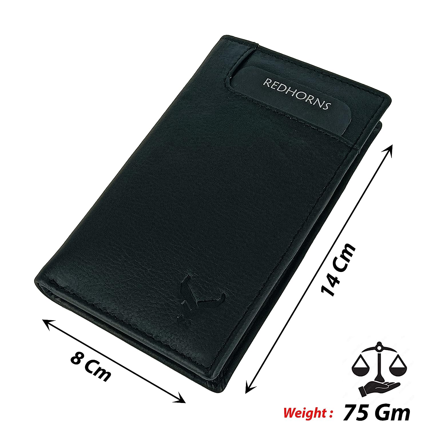 Unisex Leather Cardholder#color_black