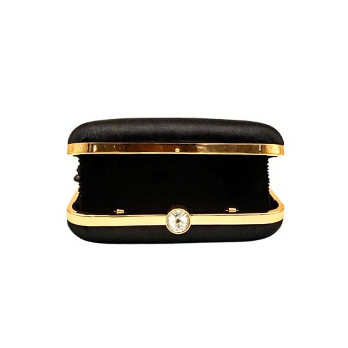 Girls Swag Black Beige Clutch for women