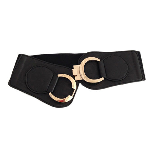 Infinity Design Ladies Elastic Belt black#color_black