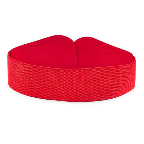 Infinity Design Ladies Elastic Belt Red#color_red