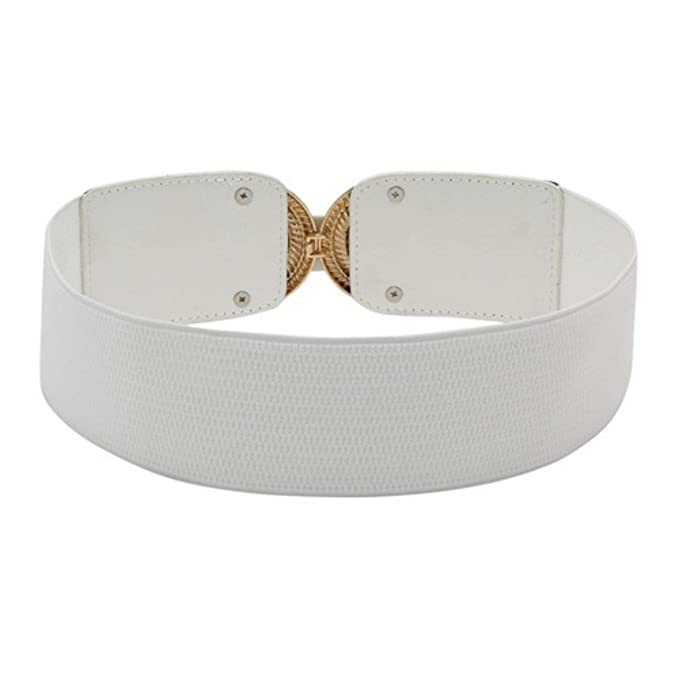 Redhorns Elastic Ladies Wide Belt#color_white