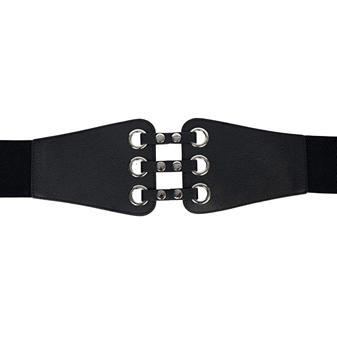 Redhorns Elastic Ladies Wide Belt#color_black