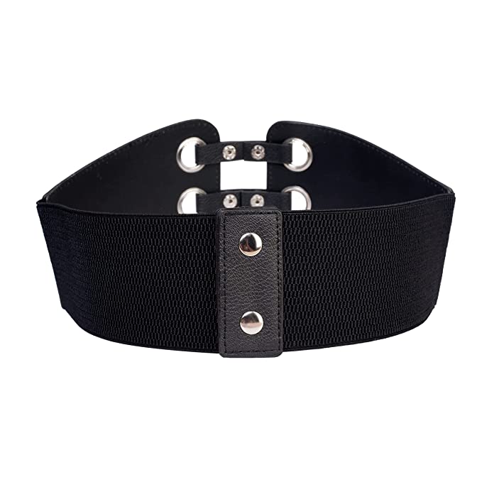 Redhorns Elastic Ladies Wide Belt#color_black