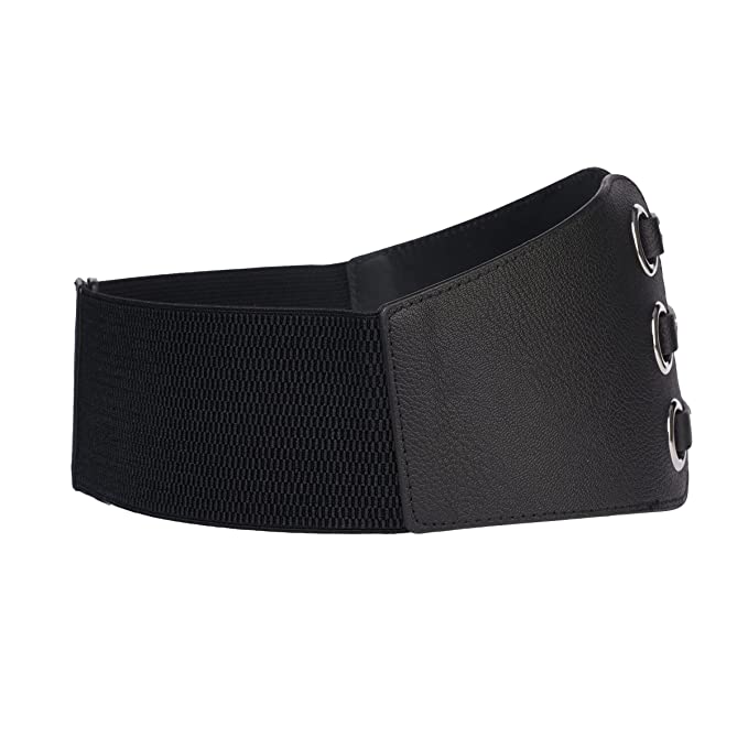 Redhorns Elastic Ladies Wide Belt#color_black