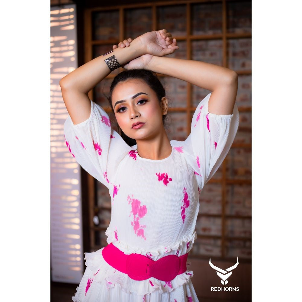 Redhorns Elastic Ladies Belt#color_pink