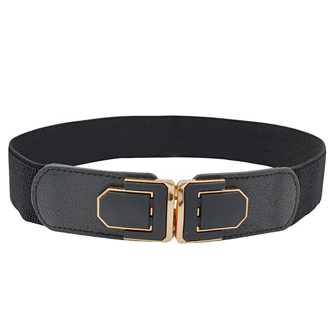 Redhorns Elastic Ladies Wide Belt#color_black