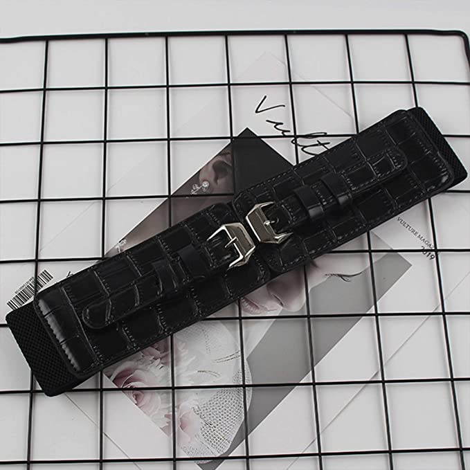 Redhorns Elastic Ladies Wide Belt#color_black