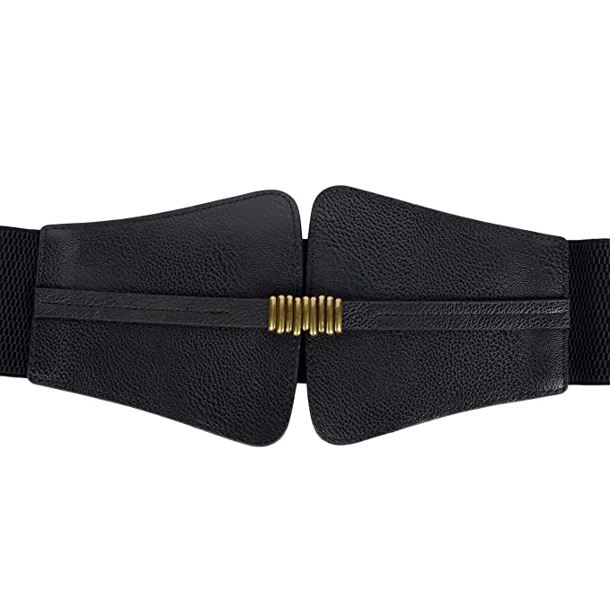 Redhorns Elastic Ladies Wide Belt#color_black