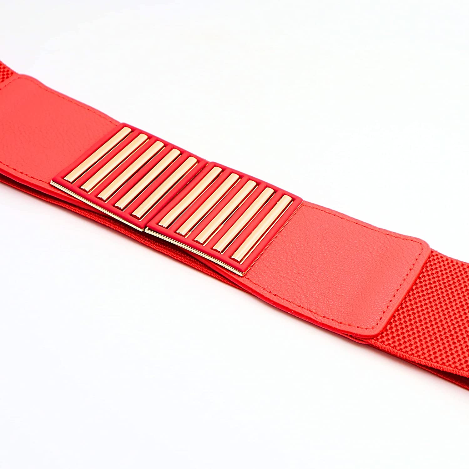 Redhorns Elastic Ladies Wide Belt#color_red