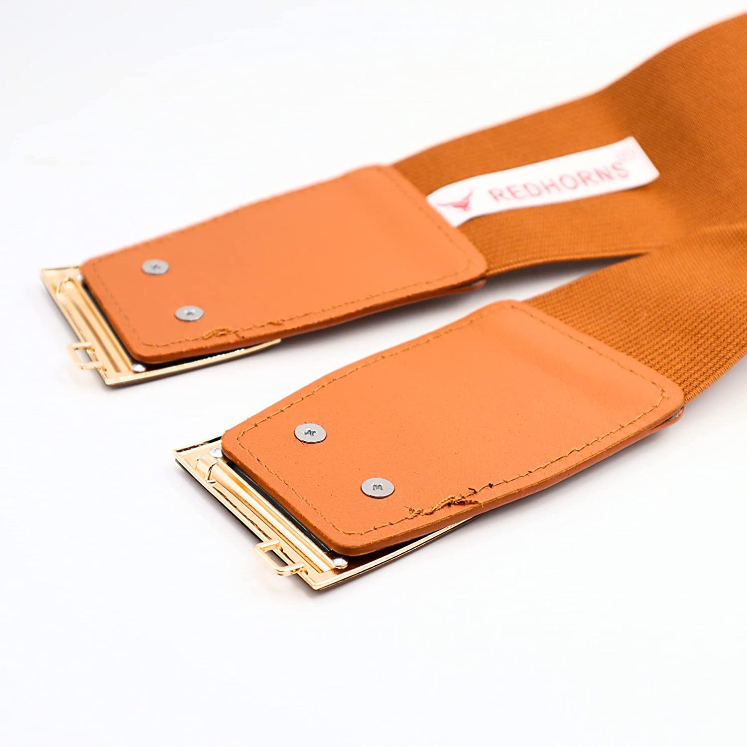 Redhorns Elastic Ladies Wide Belt#color_tan