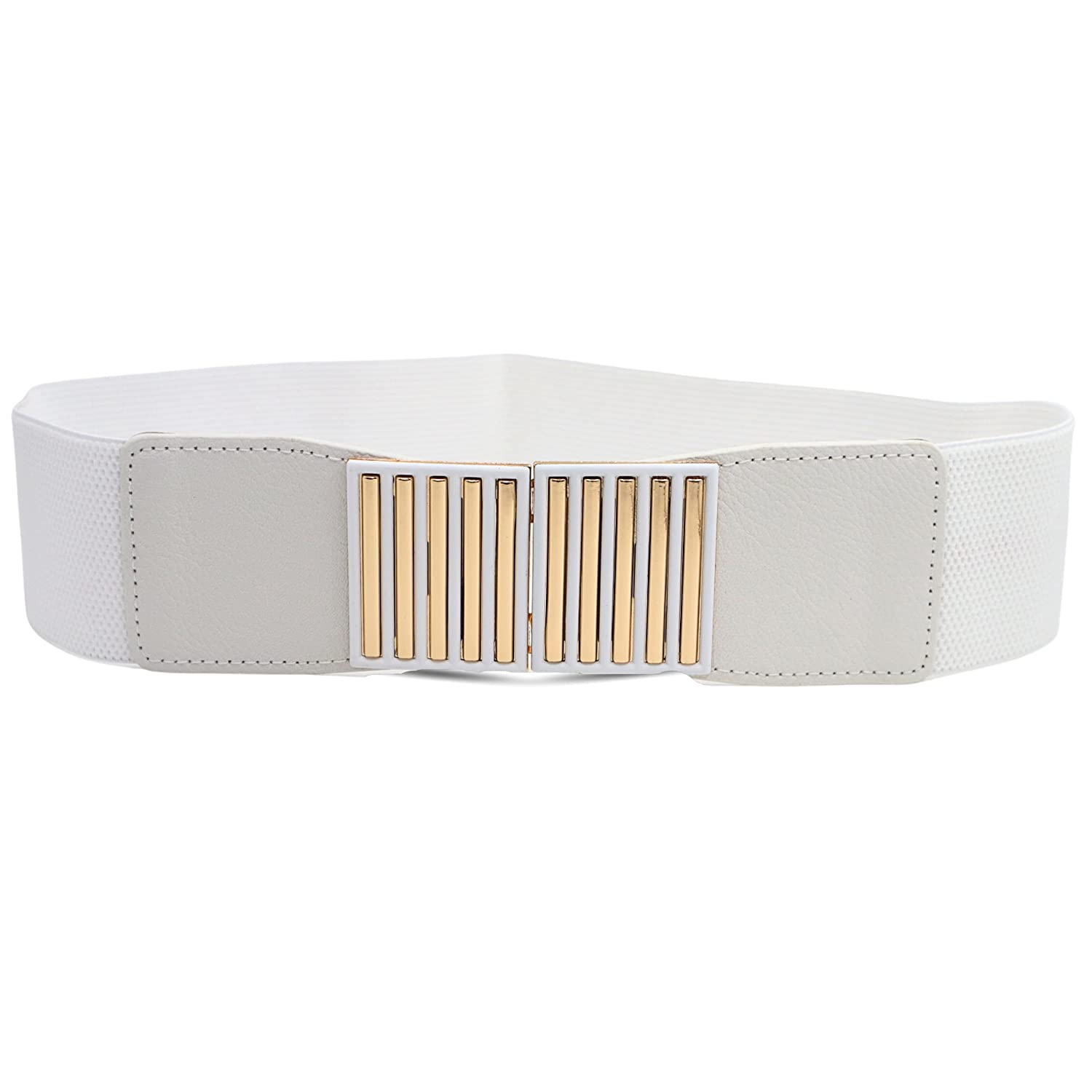 Redhorns Elastic Ladies Wide Belt#color_white