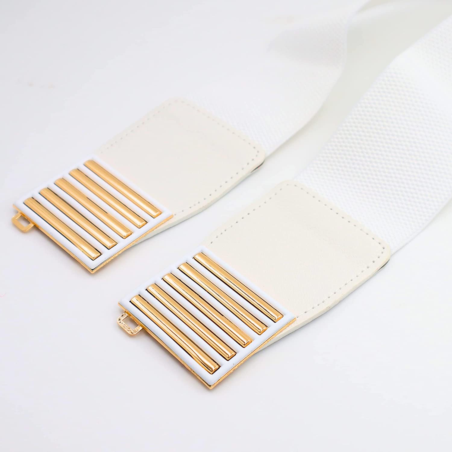 Redhorns Elastic Ladies Wide Belt#color_white