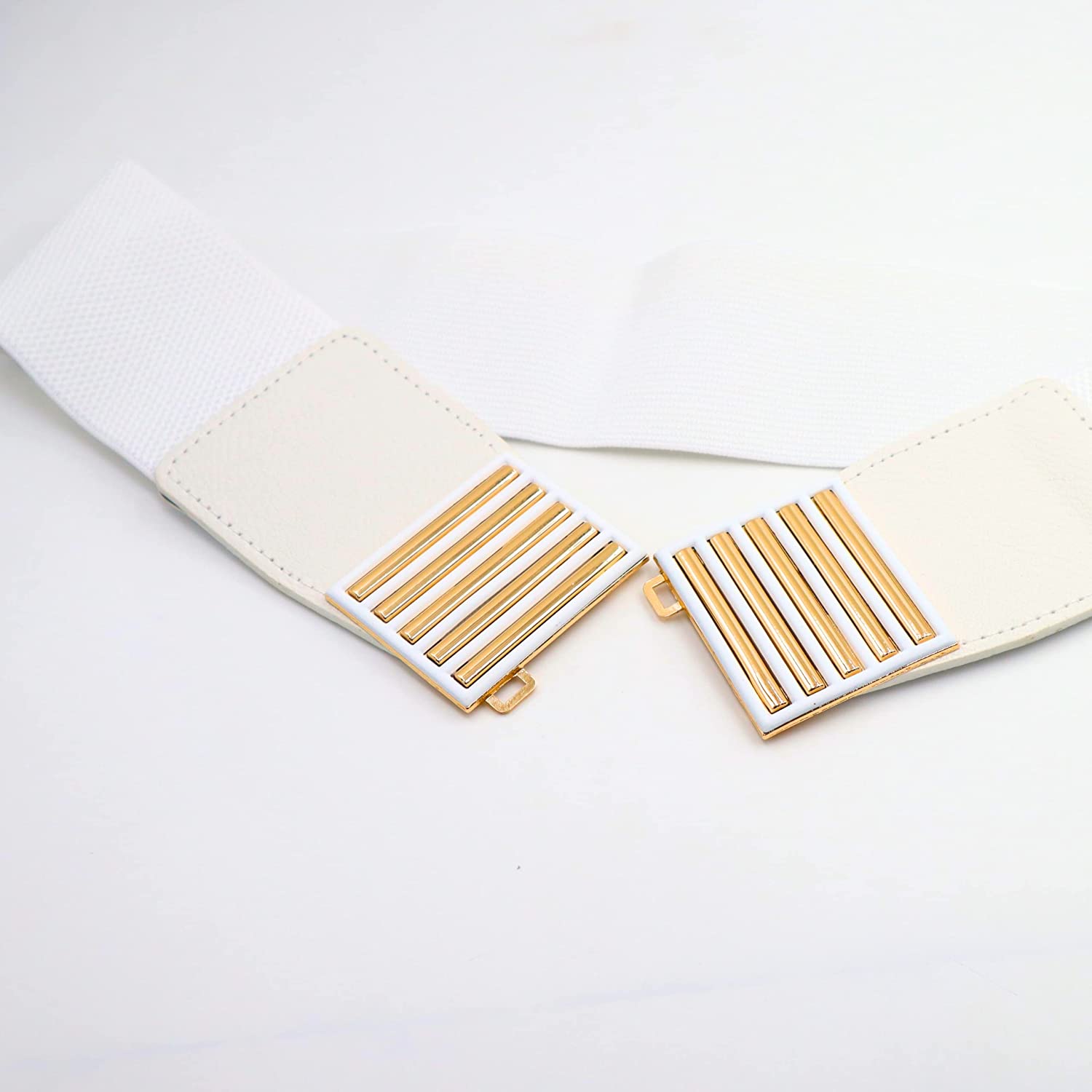 Redhorns Elastic Ladies Wide Belt#color_white