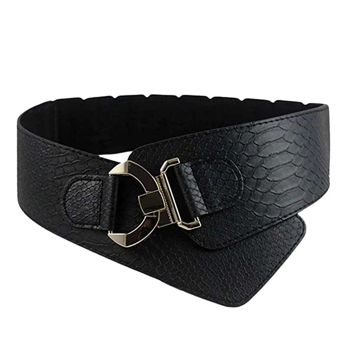 Redhorns Elastic Ladies Wide Belt#color_black
