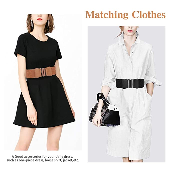 Redhorns Elastic Ladies Wide Belt#color_black