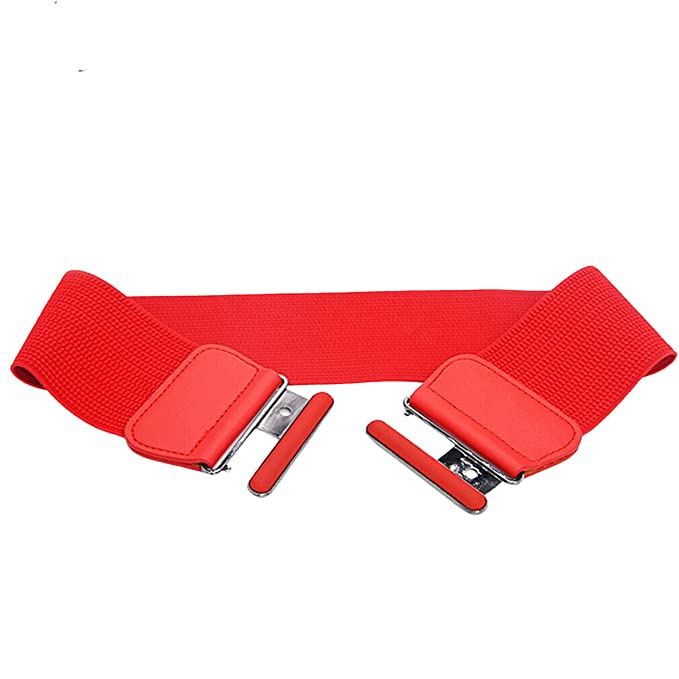 Redhorns Elastic Ladies Wide Belt#color_red