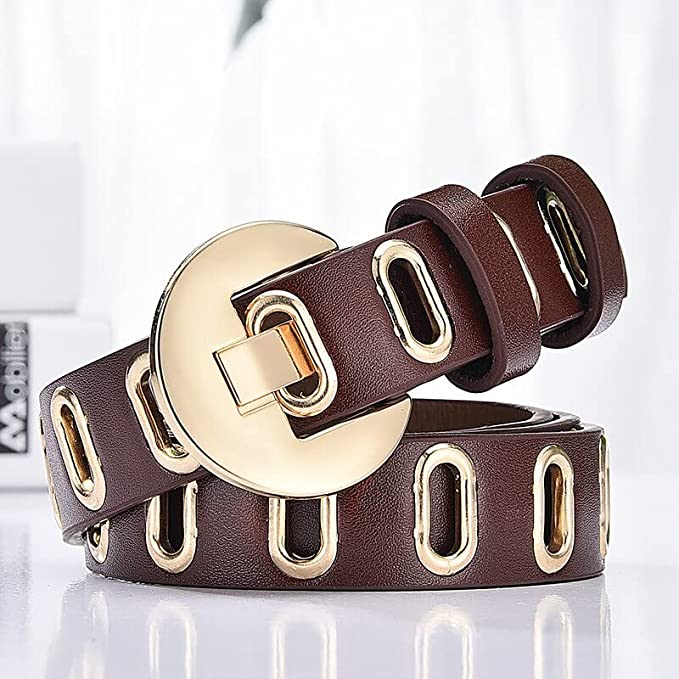 Redhorns Elastic Ladies Wide Belt#color_cherry