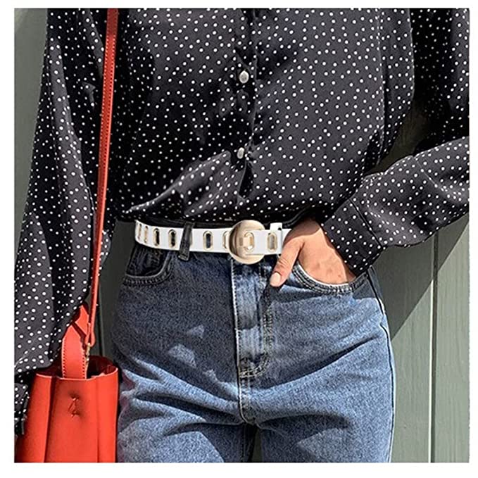 Redhorns Elastic Ladies Wide Belt#color_white