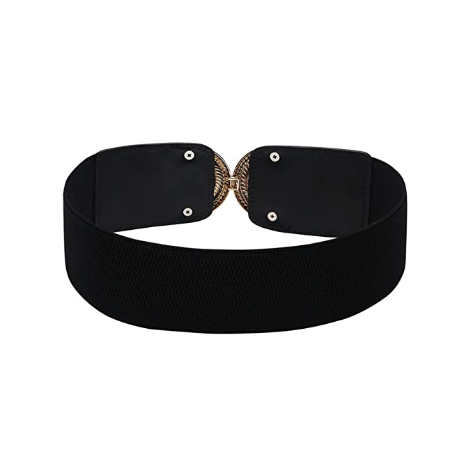 Redhorns Elastic Ladies Wide Belt#color_black