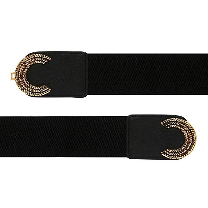 Redhorns Elastic Ladies Wide Belt#color_black