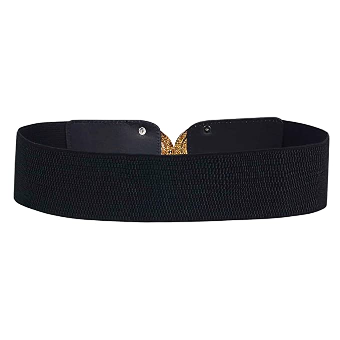 Redhorns Elastic Ladies Wide Belt#color_black