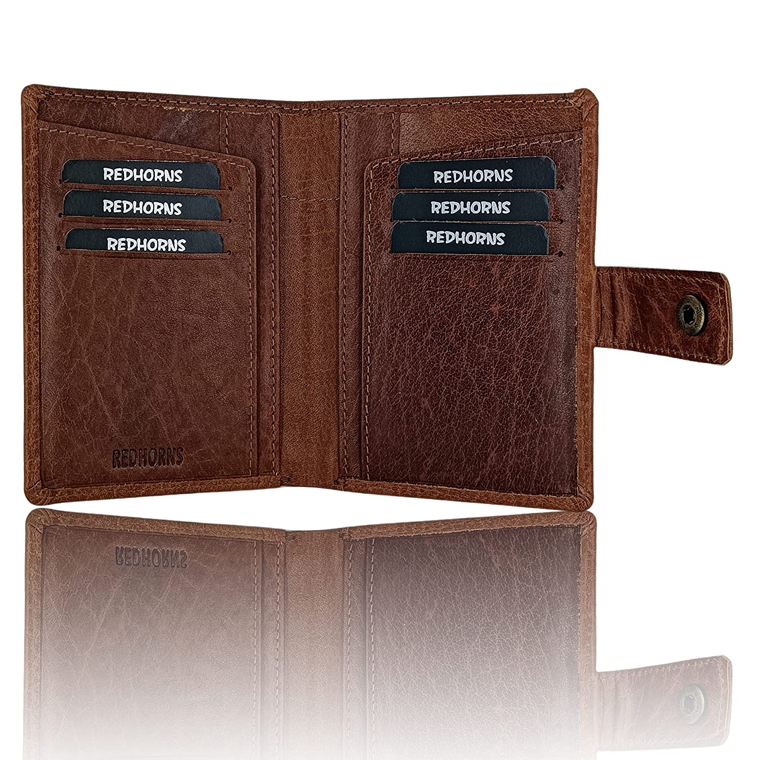 Redhorns Unisex Cardholder Passport Holdert#color_tan