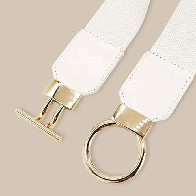 Redhorns Elastic Ladies Wide Belt#color_white