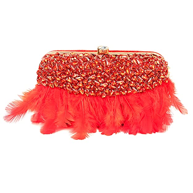 Designer Ladies Clutches#color_red
